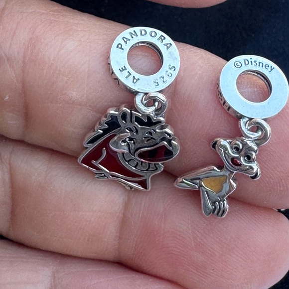 Disney Pandora Silver Charm with Red and Yellow Details - Picture 6 of 7